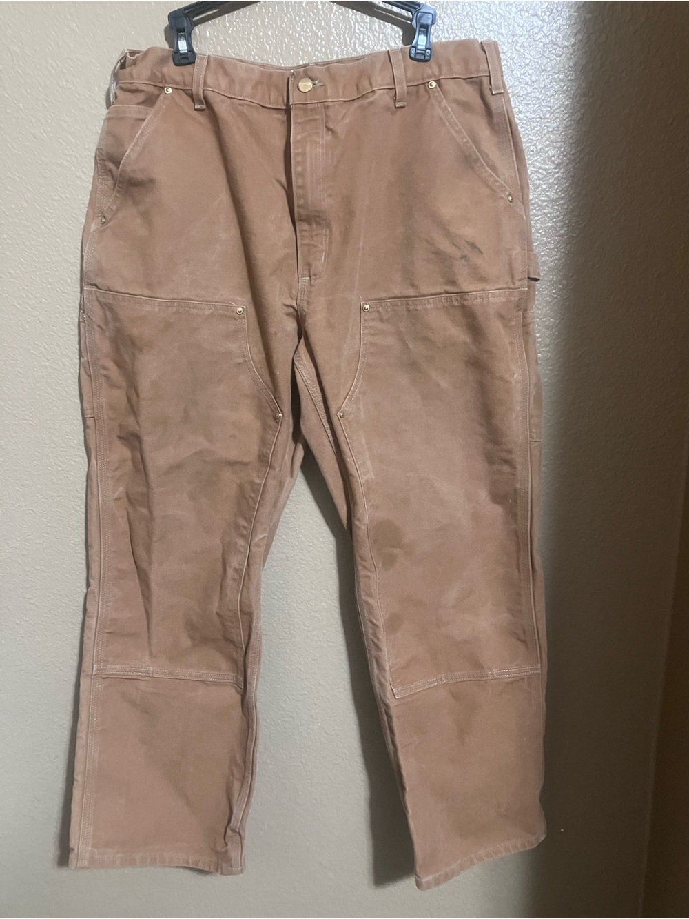Carhartt Men’s Tan Cargo Work Pants - Picture 5 of 5